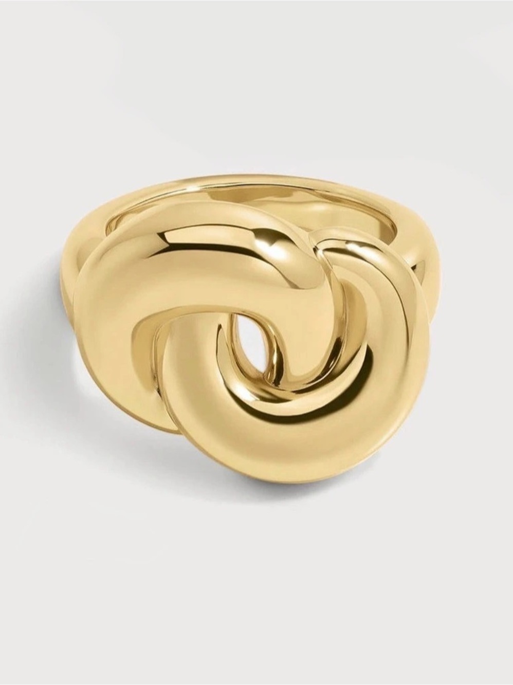 Solstice Knot Ring Gold |LUVAJ